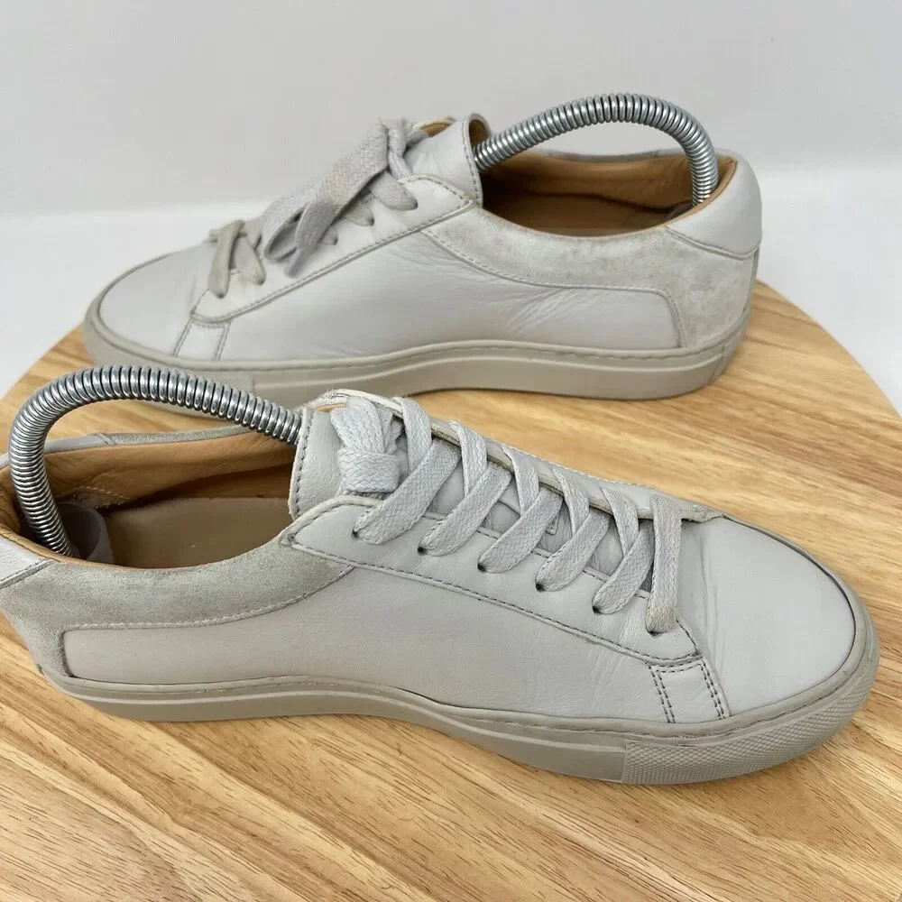 KOIO Capri Gray Italian Low Top Italian Sneaker Size EUR 38 US 8